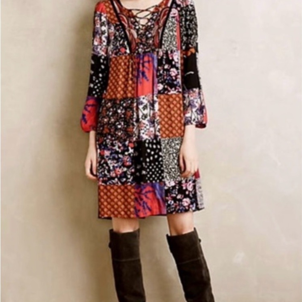 Bohemian Patchwork Dress